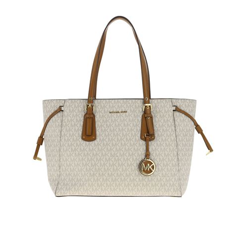 michael kors cream tote